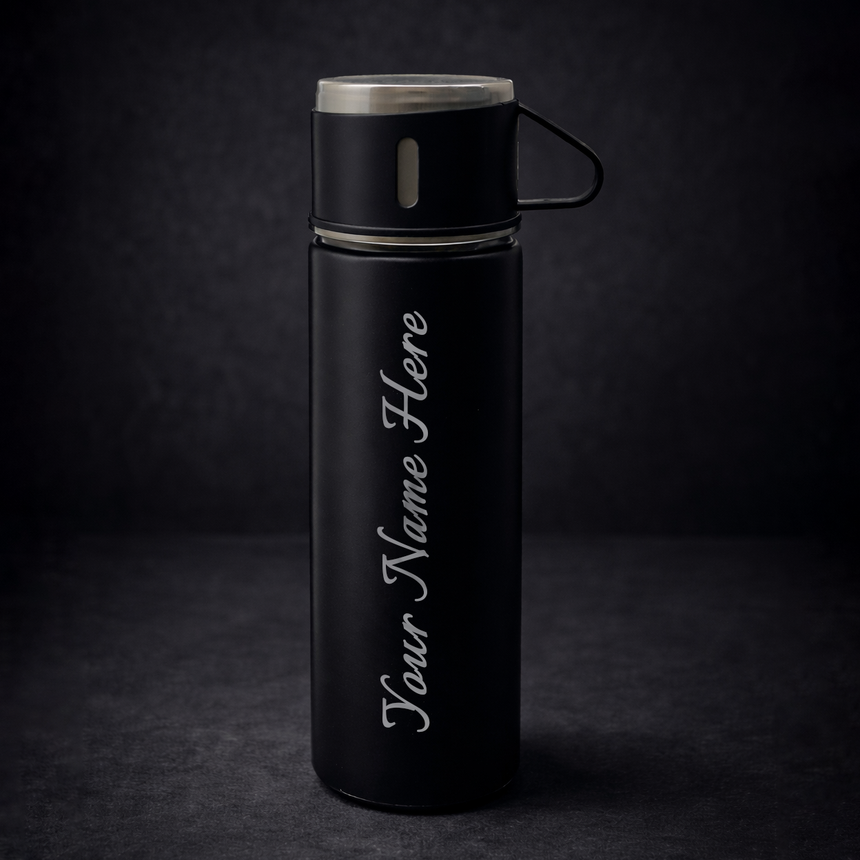 Onyx Matte Vacuum Flask Gift Set