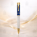 Royal Blue Crystal Pen & Keychain Gift Set