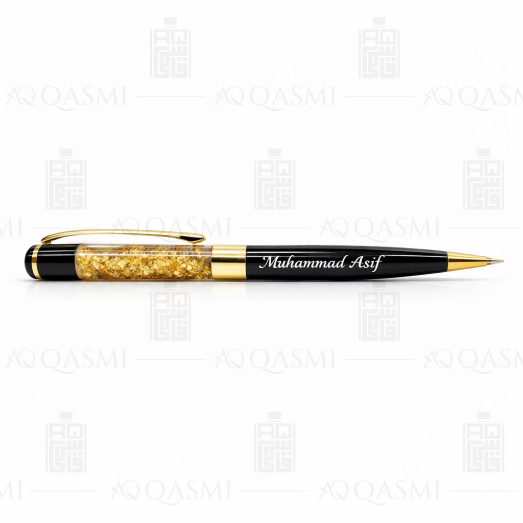 Obsidian Black Crystal Luxury Ball Pen