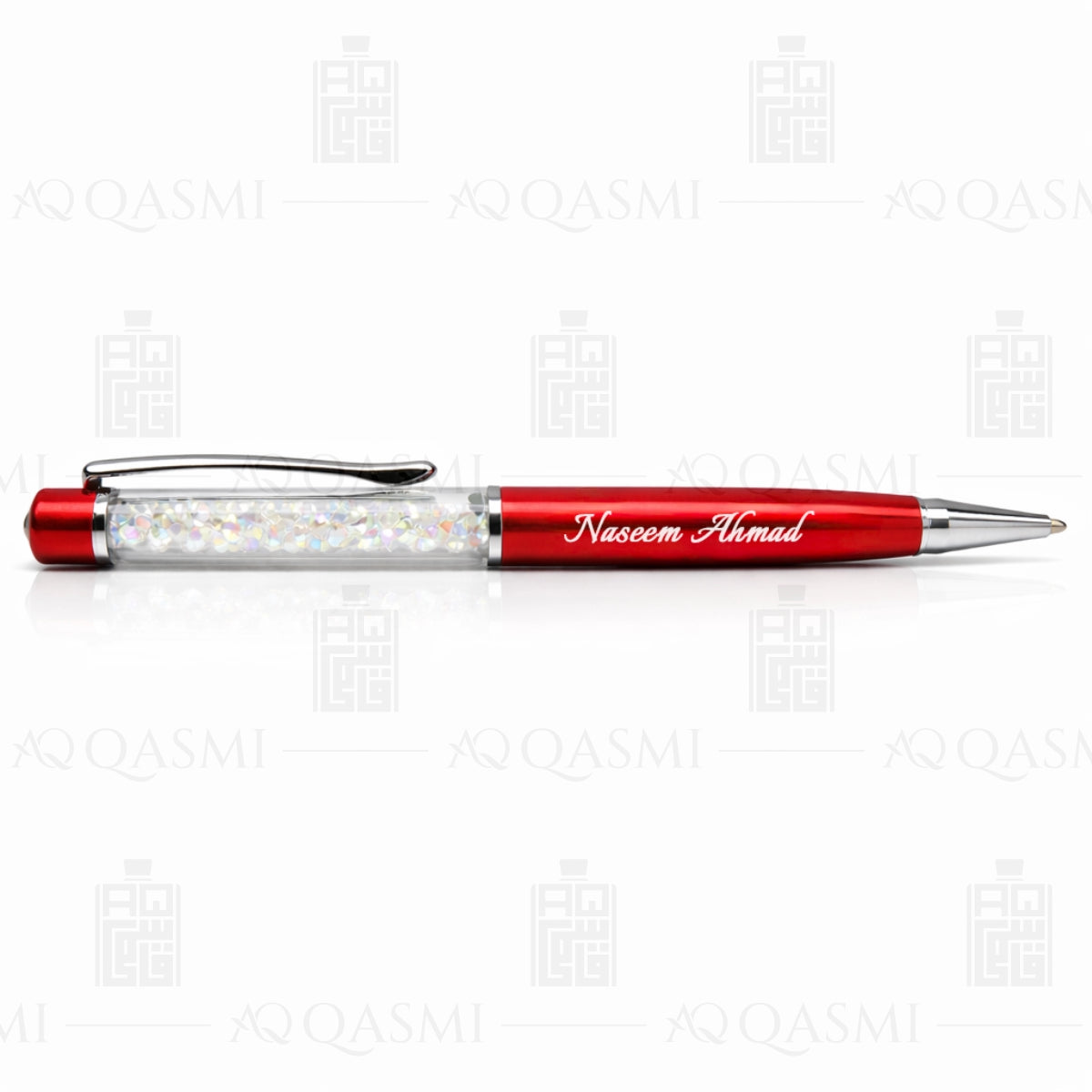 Ruby Red Crystal Luxury Ball Pen