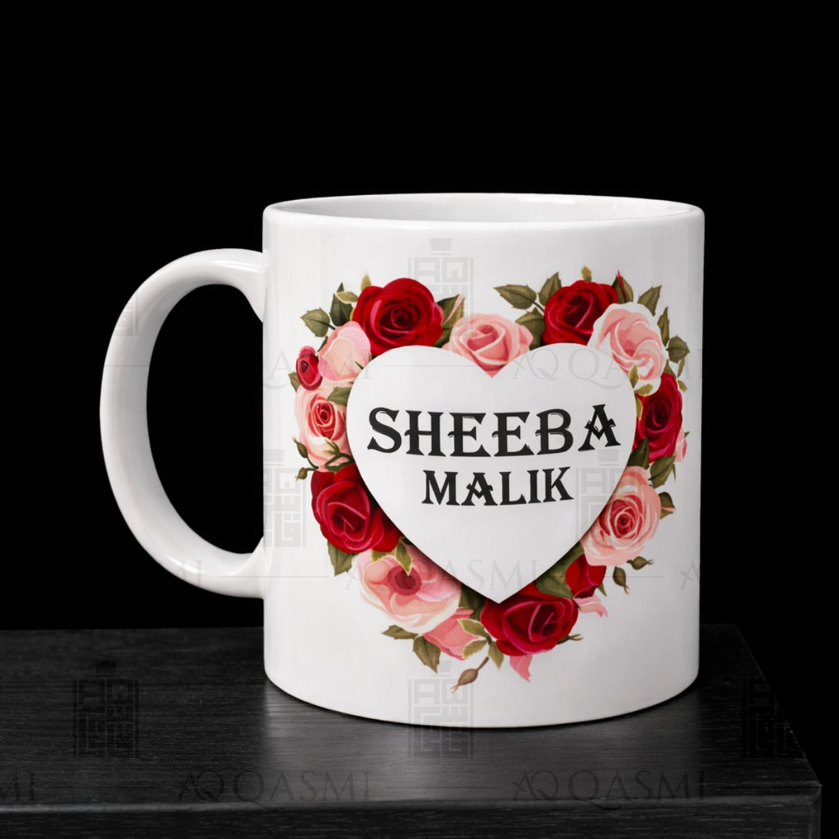 The Arabic Signature Rose Mug