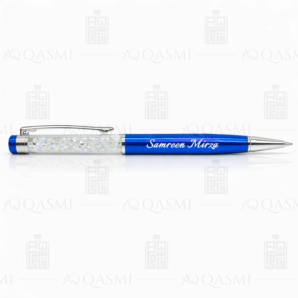 Royal Blue Crystal Luxury Pen