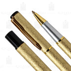 Royal Gold Textured Luxury Ball Pen