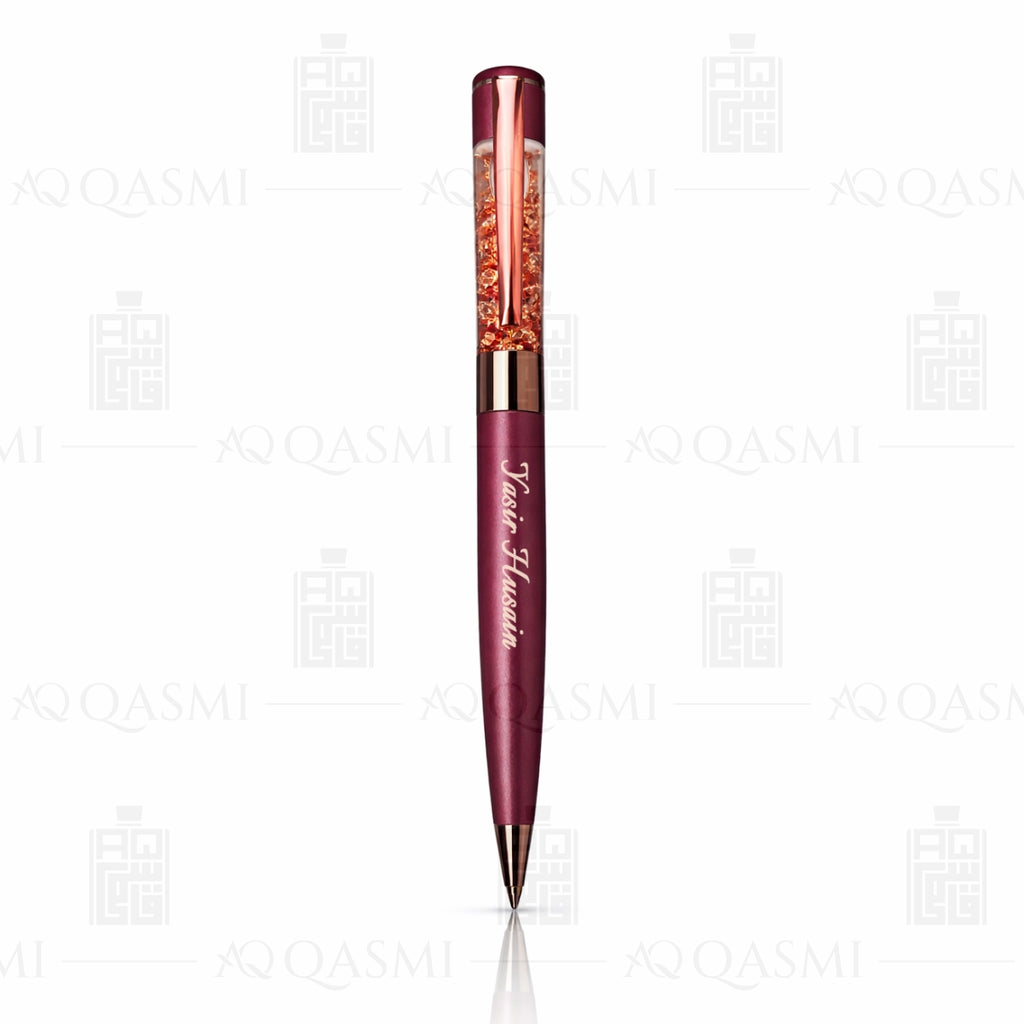 Rose Gold Crystal Luxury Ball Pen