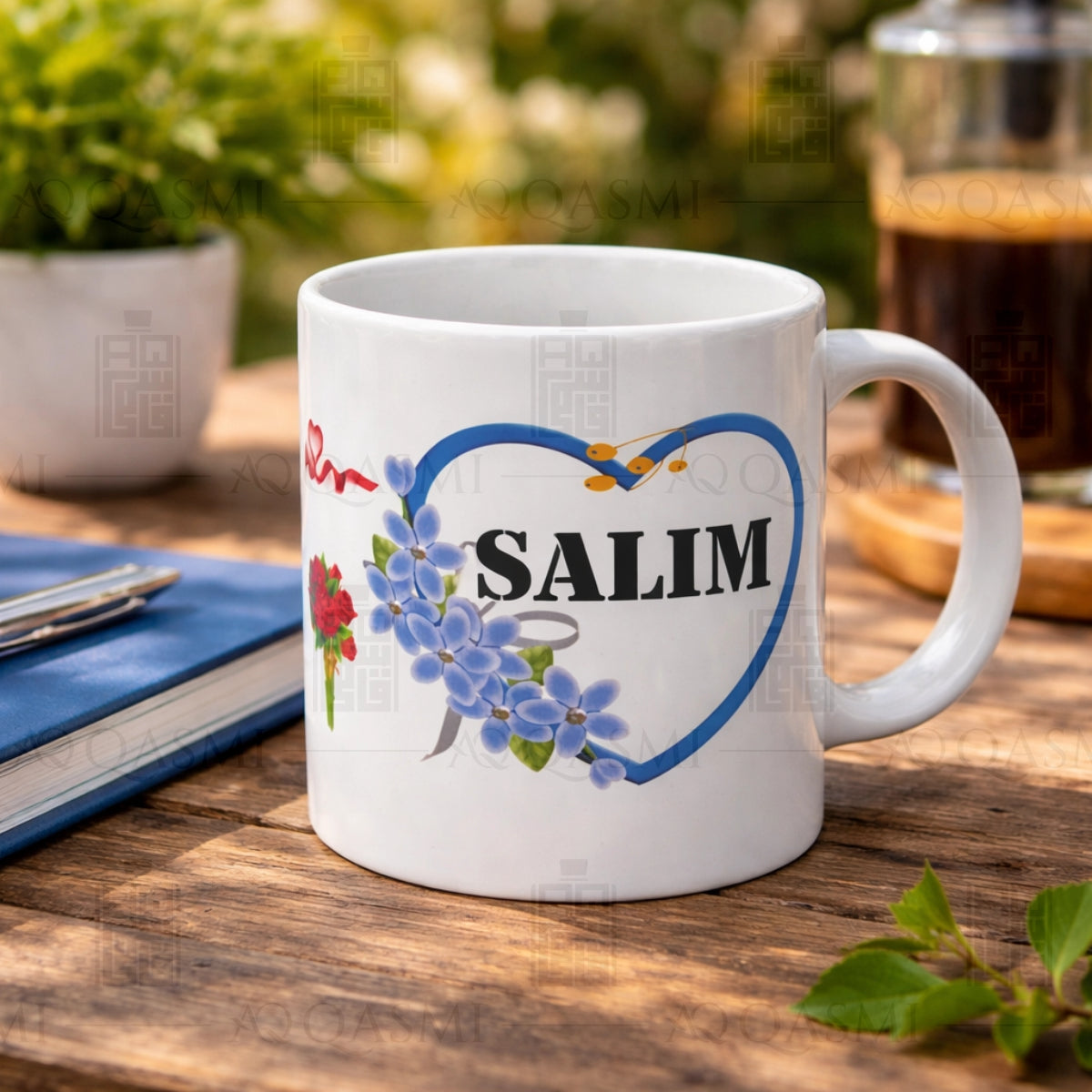 The Saliko Blue Floral Keepsake