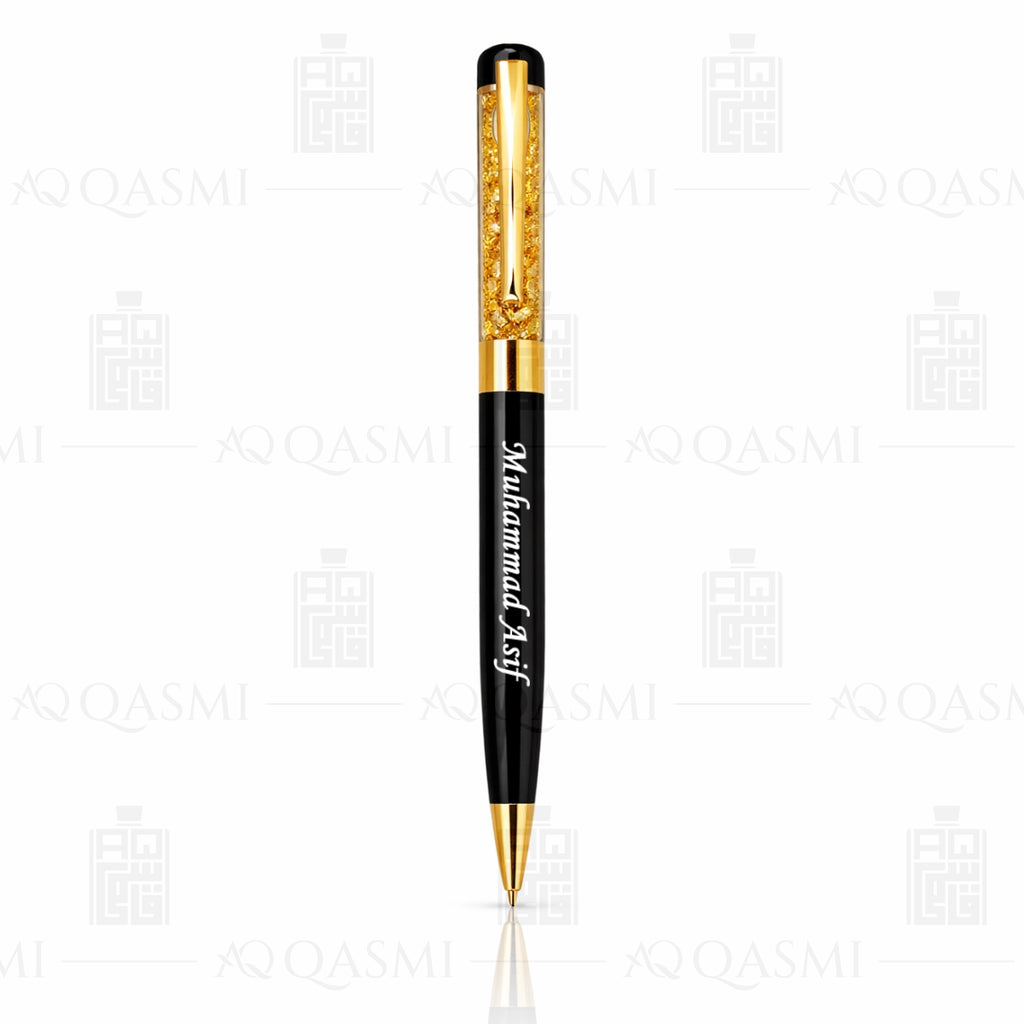 Obsidian Black Crystal Luxury Ball Pen