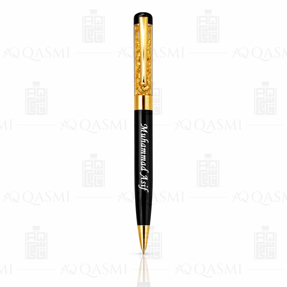 Obsidian Black Crystal Luxury Ball Pen