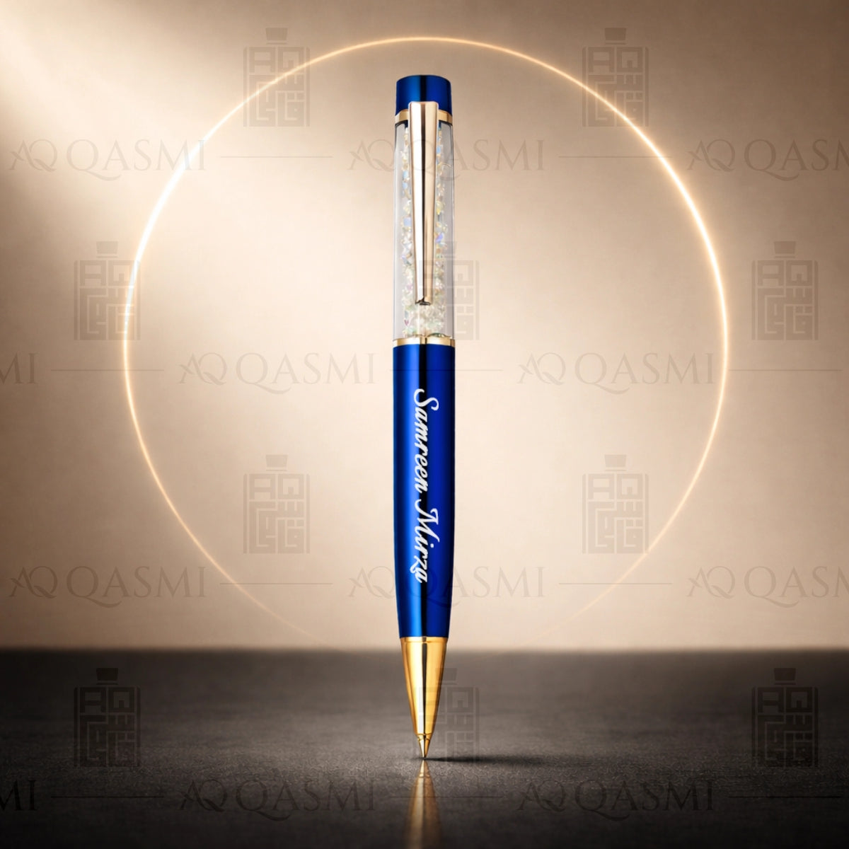 Royal Blue Crystal Luxury Pen