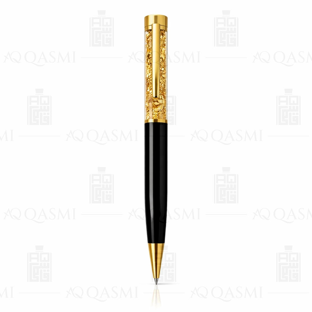Black & Gold Crystal Luxury Pen