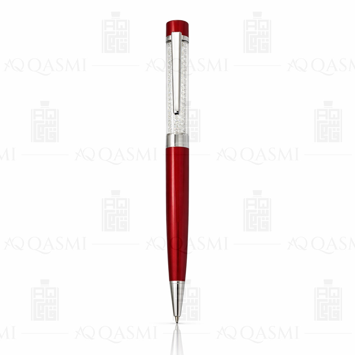 Ruby Red Crystal Luxury Ball Pen