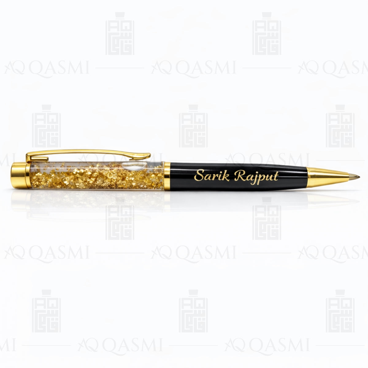 Black & Gold Crystal Luxury Pen