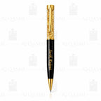 Black & Gold Crystal Luxury Pen
