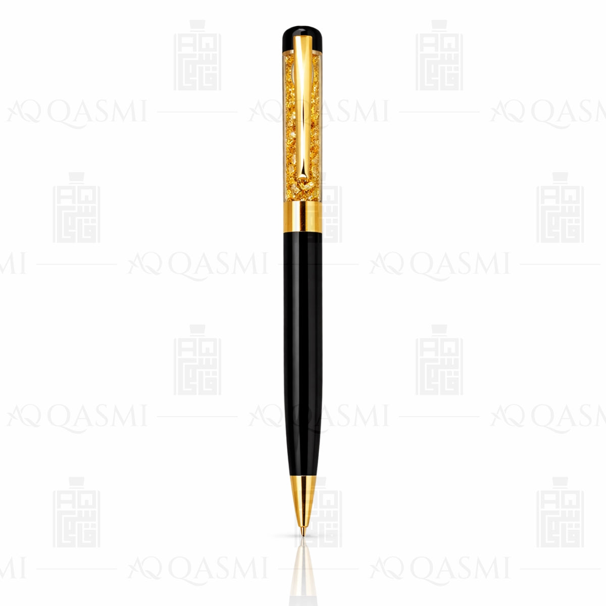 Obsidian Black Crystal Luxury Ball Pen