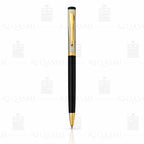 Dual-Tone Black & Silver Luxury Ball Pen
