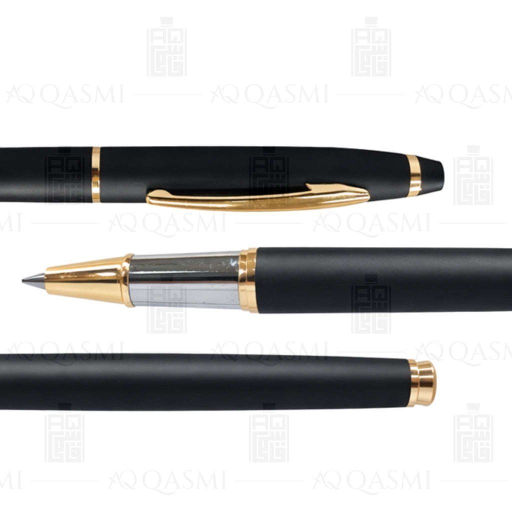 Matte Black & Gold Signature Pen