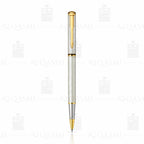 Platinum Silver Textured Luxury Ball Pen