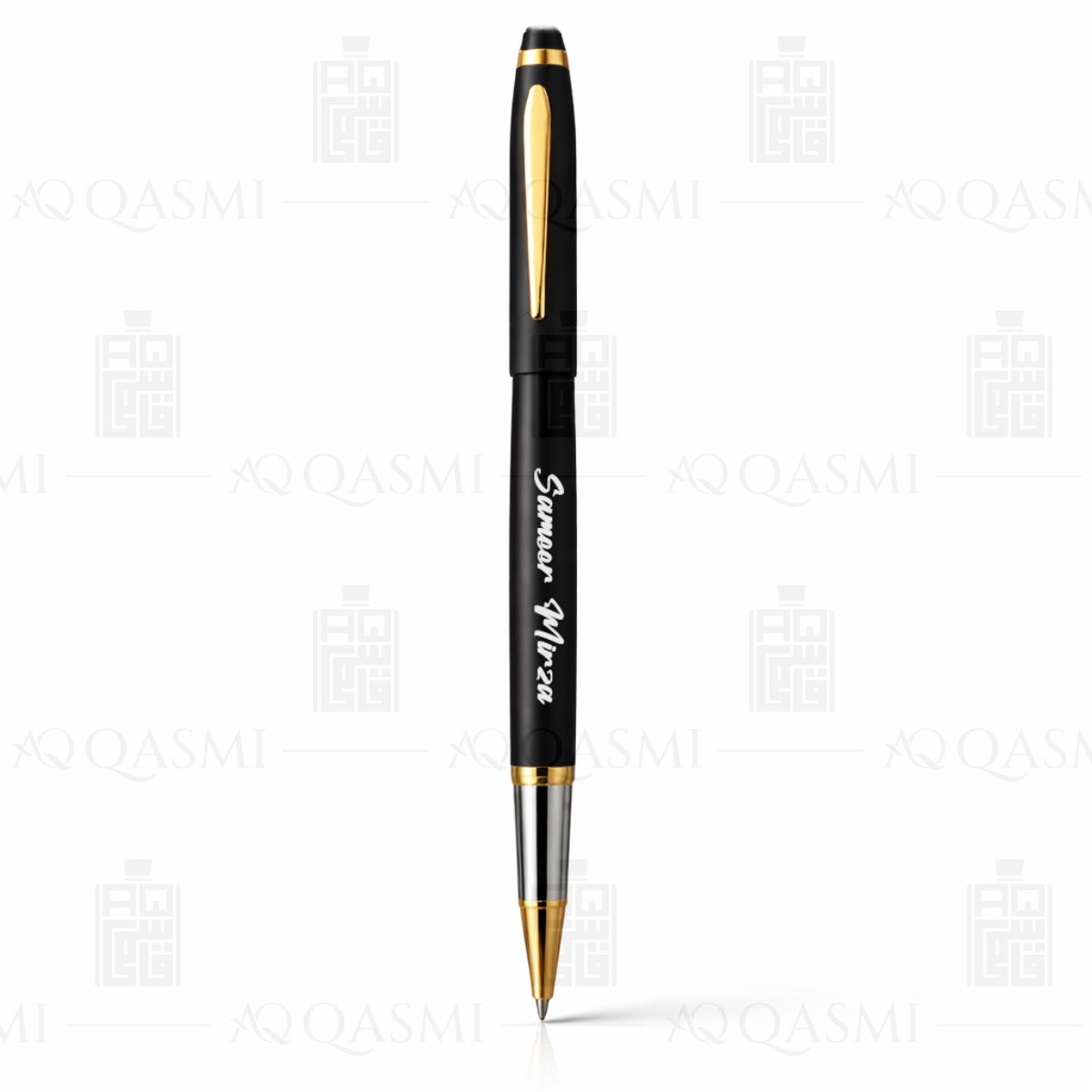 Matte Black & Gold Signature Pen