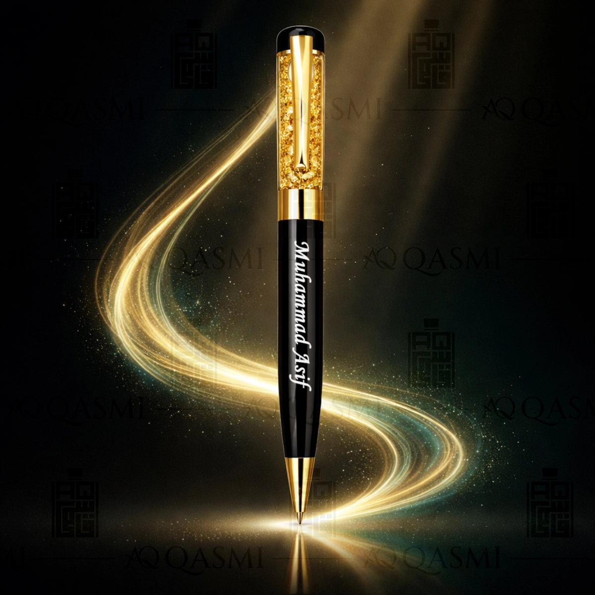 Obsidian Black Crystal Luxury Ball Pen