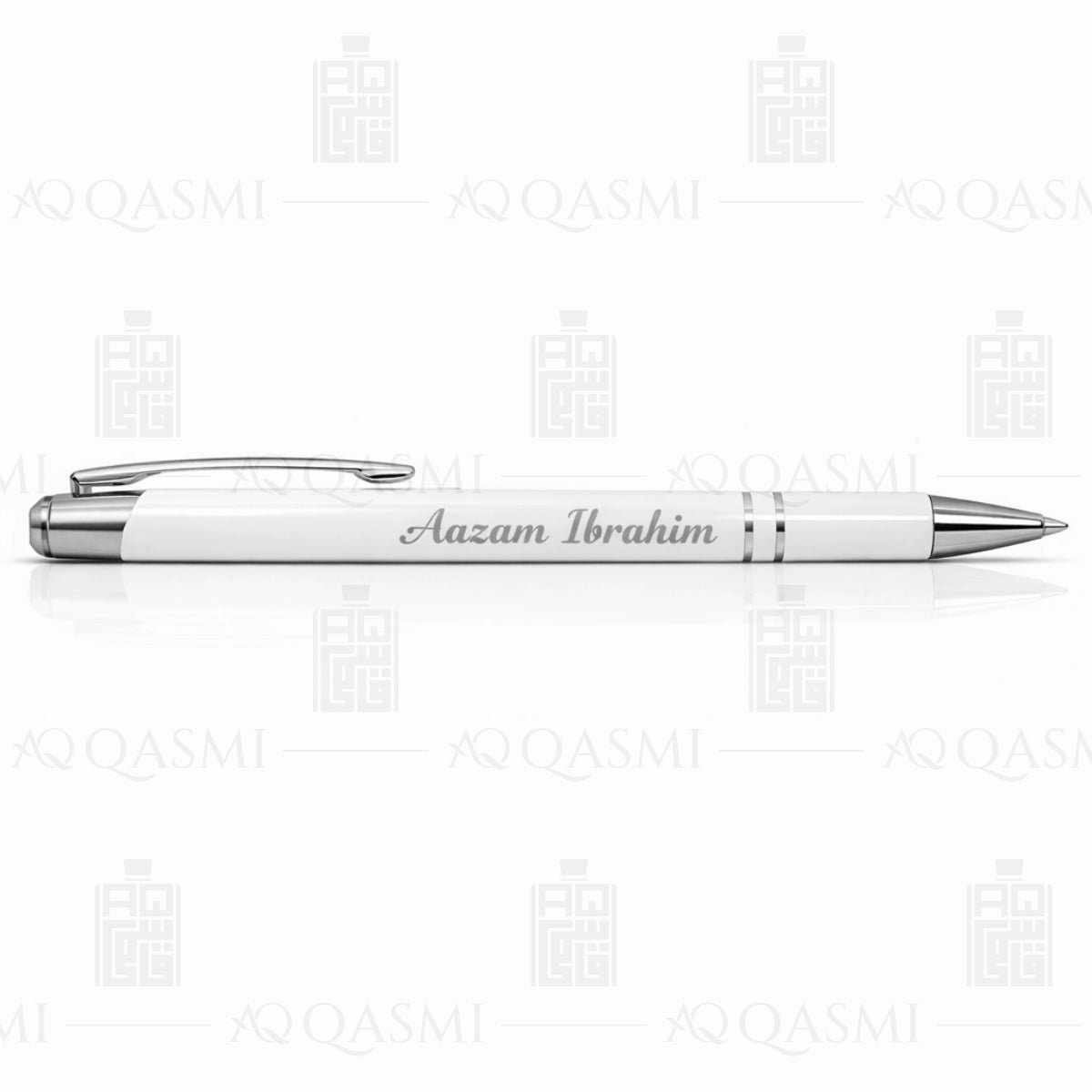 personalized white luxury pen