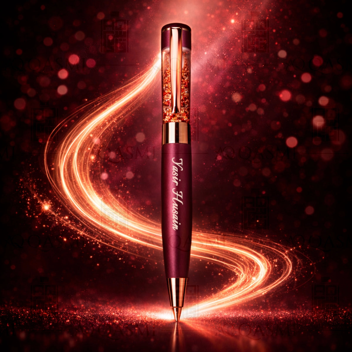 Rose Gold Crystal Luxury Ball Pen