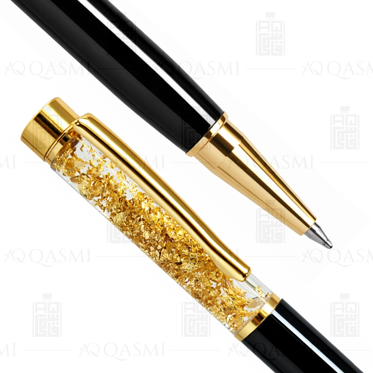 Black & Gold Crystal Luxury Pen