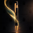 Matte Black & Rose Gold Luxury Ball Pen