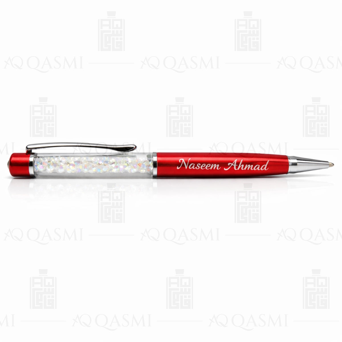 Ruby Red Crystal Luxury Ball Pen